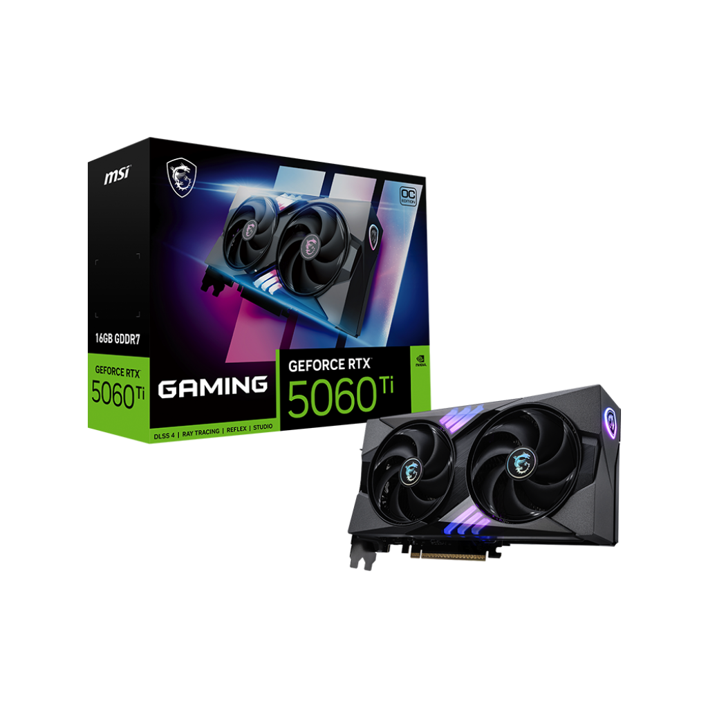 MSI GeForce RTX 5060 Ti 16GB GDDR7 Gaming OC Graphics Card