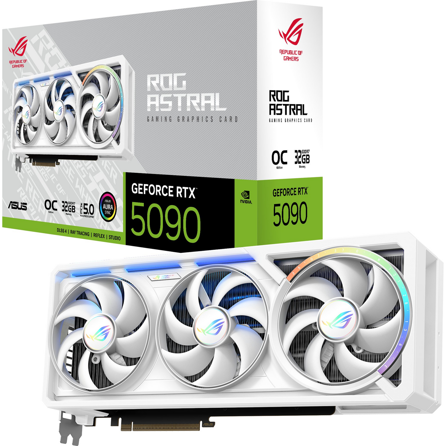 ASUS ROG Astral RTX 5090 O32G White Graphics Card