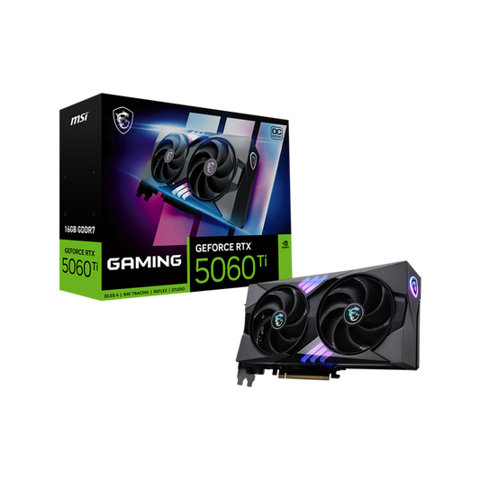 MSI GeForce RTX 5060 Ti 16GB GDDR7 Gaming OC Graphics Card