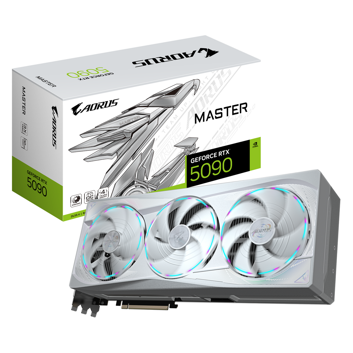 GIGABYTE AORUS GeForce RTX 5090 MASTER ICE 32G GDDR7