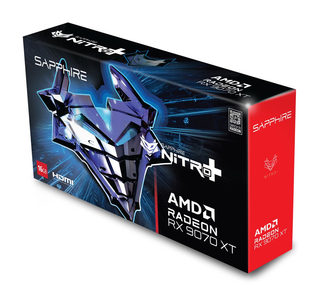 Sapphire 11348-01-20G Nitro+ AMD Radeon RX 9070 XT Gaming Graphics Card