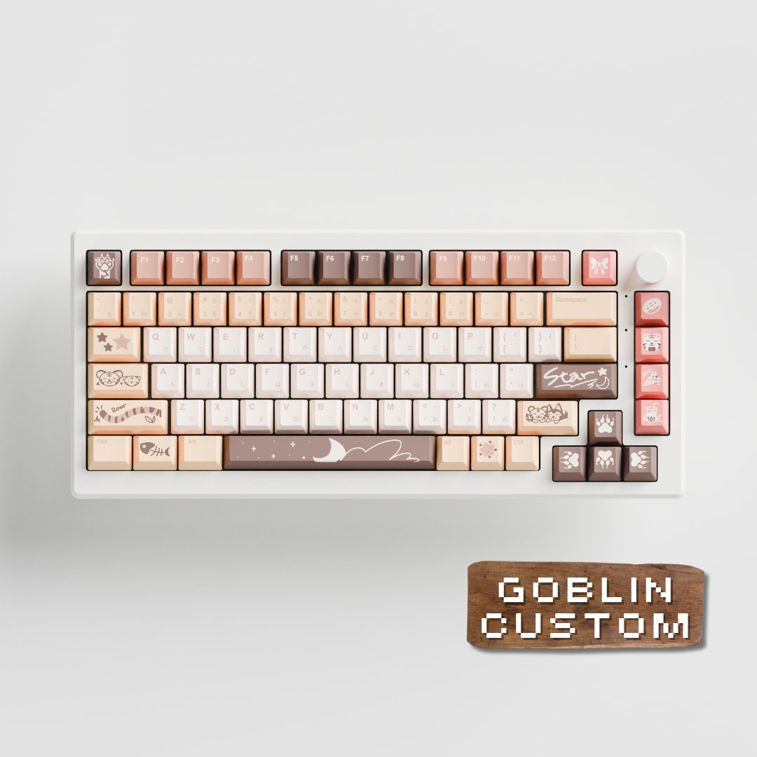 Goblintechkeys Design-For-You | PBT keycap set(Any keyboard size, any layout, any format)