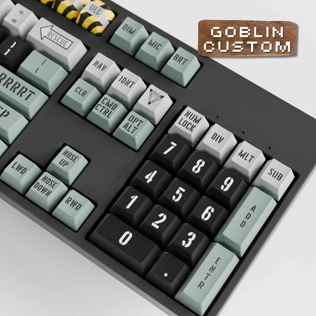 Goblintechkeys Design-For-You | PBT keycap set(Any keyboard size, any layout, any format)