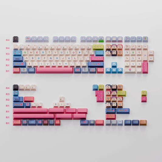 HEEHEE 168 keys Keycaps Set (Collabs)